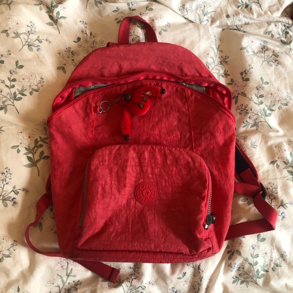 Pink Kipling Backpack